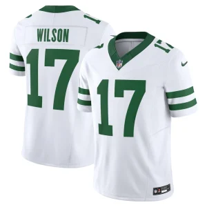 Garrett wilson new york jets nike vapor f.u.s.e. limited jersey Legacy white