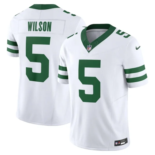 Garrett wilson new york jets nike vapor f.u.s.e. limited jersey Legacy white