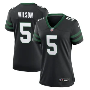 Garrett wilson new york jets nike womens alternate game jersey Legacy black