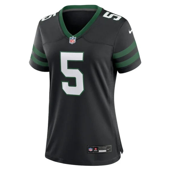 Garrett wilson new york jets nike womens alternate game jersey Legacy black M