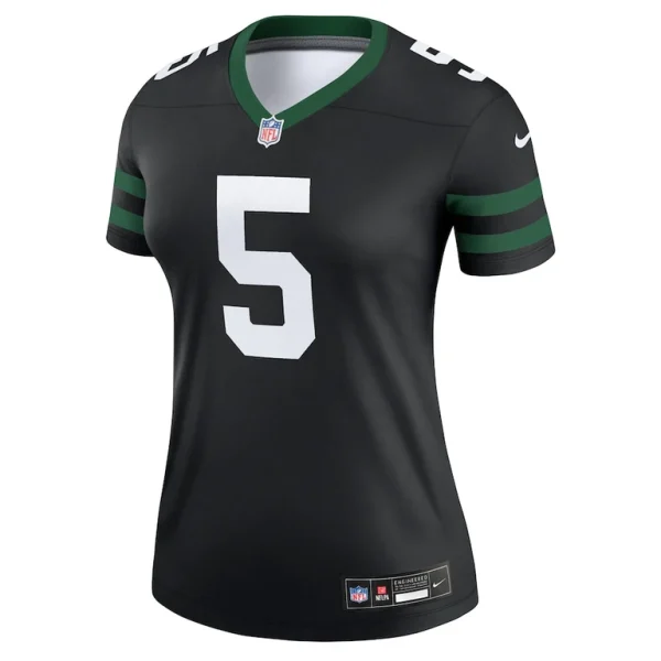 Garrett wilson new york jets nike womens alternate legend player performance top Legacy black M