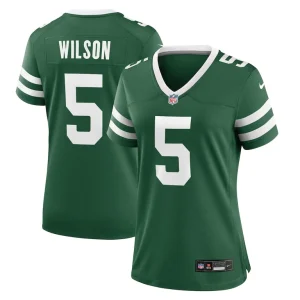 Garrett wilson new york jets nike womens game jersey Legacy green