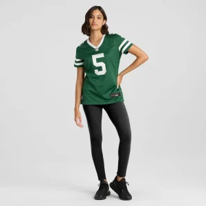 Garrett wilson new york jets nike womens game jersey Legacy green XL