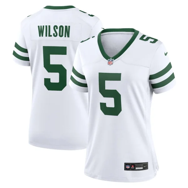 Garrett wilson new york jets nike womens game jersey Legacy white