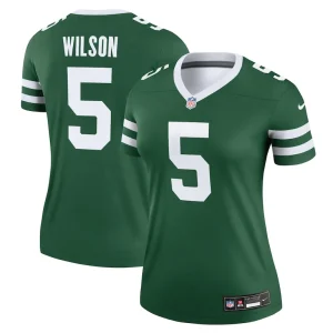 Garrett wilson new york jets nike womens legend player performance top Legacy green