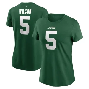 Garrett wilson new york jets nike womens player name number t shirt Green