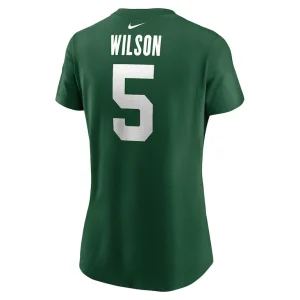 Garrett wilson new york jets nike womens player name number t shirt Green L