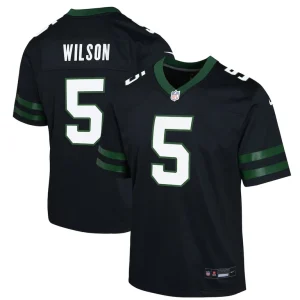 Garrett wilson new york jets nike youth alternate game jersey Legacy black