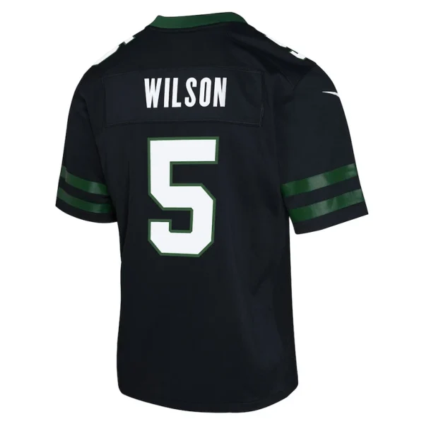 Garrett wilson new york jets nike youth alternate game jersey Legacy black Yth L