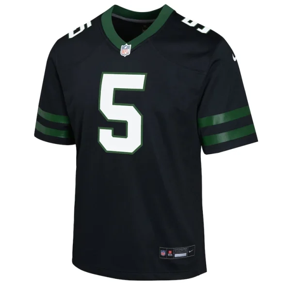 Garrett wilson new york jets nike youth alternate game jersey Legacy black Yth M