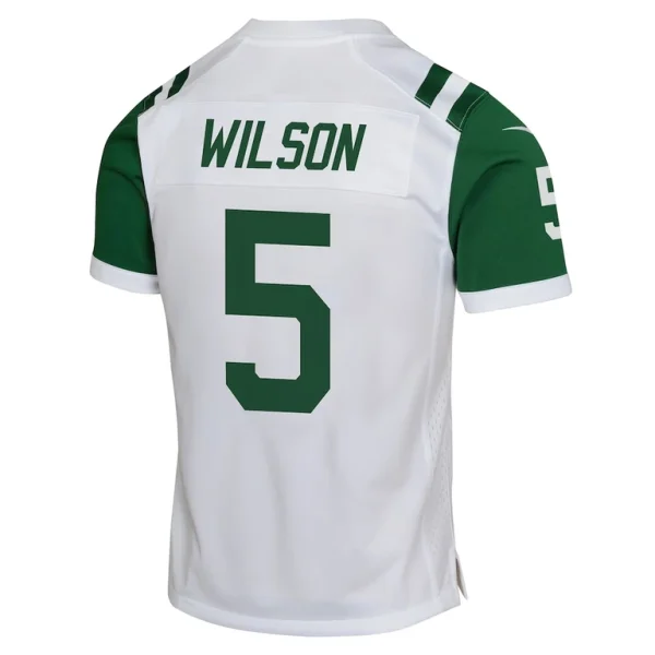 Garrett wilson new york jets nike youth classic alternate game jersey White Yth L