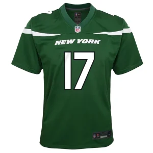 Garrett wilson new york jets nike youth game jersey Green Yth M