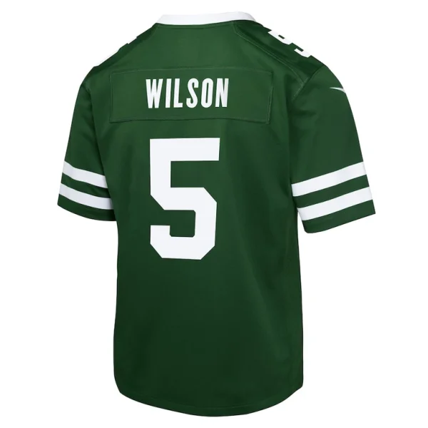 Garrett wilson new york jets nike youth game jersey Legacy green Yth L