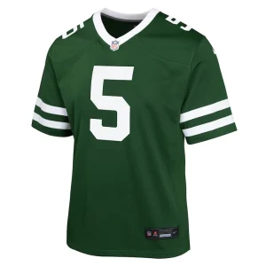 Garrett wilson new york jets nike youth game jersey Legacy green Yth M