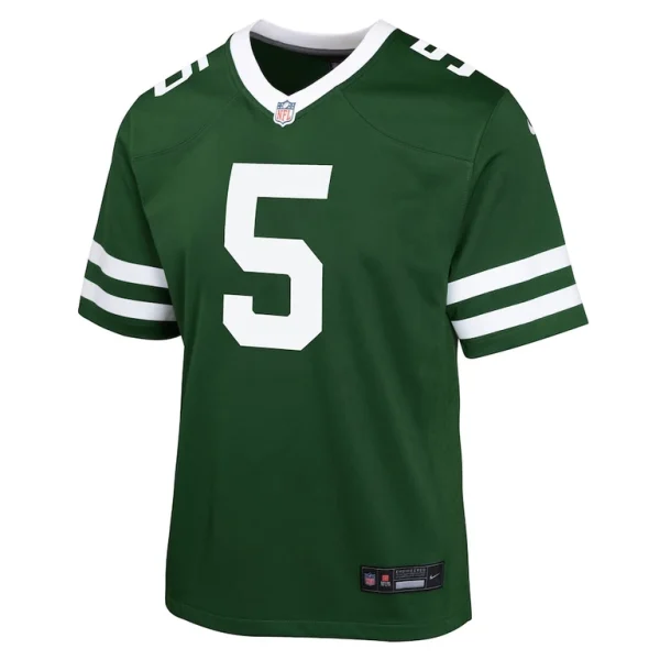 Garrett wilson new york jets nike youth game jersey Legacy green Yth M