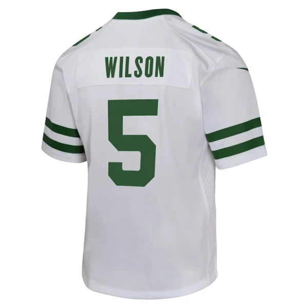 Garrett wilson new york jets nike youth game jersey Legacy white Yth L