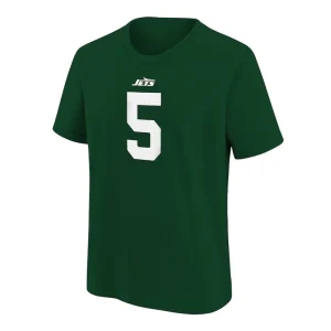 Garrett wilson new york jets nike youth player name number t shirt Green Yth M
