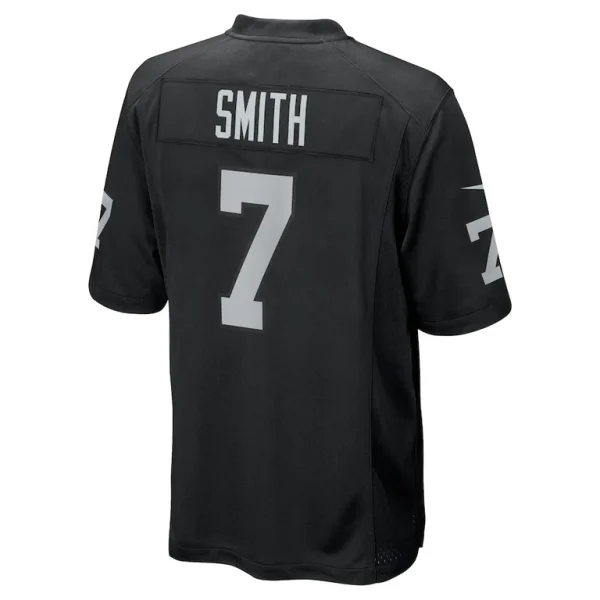 Geno smith las vegas raiders nike game player jersey Black L