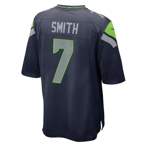 Geno smith seattle seahawks nike team game jersey College navy L