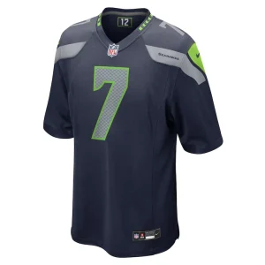 Geno smith seattle seahawks nike team game jersey College navy M