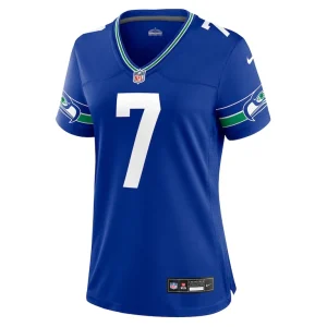 Geno smith seattle seahawks nike womens player jersey Royal M