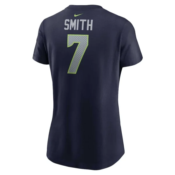 Geno smith seattle seahawks nike womens player name number t shirt College navy L