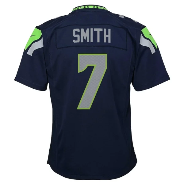 Geno smith seattle seahawks nike youth game jersey Navy Yth L