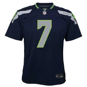 Geno smith seattle seahawks nike youth game jersey Navy Yth M