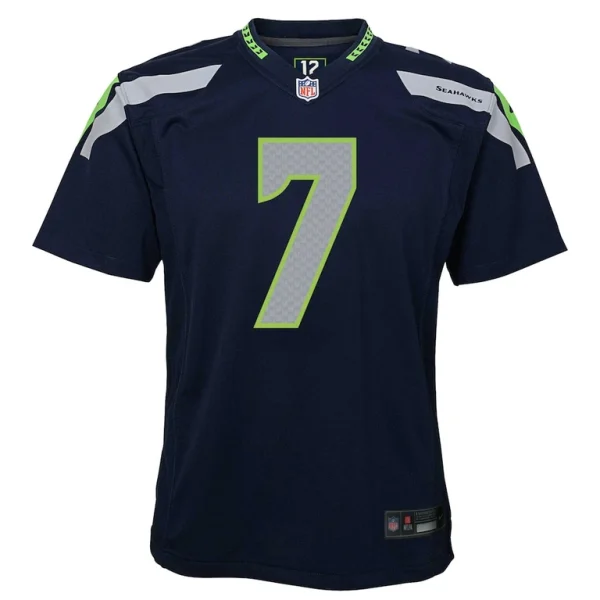 Geno smith seattle seahawks nike youth game jersey Navy Yth M