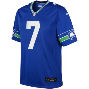 Geno smith seattle seahawks nike youth game jersey Royal Yth M