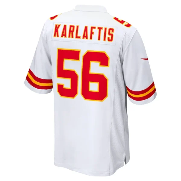 George karlaftis kansas city chiefs nike away game player jersey White L