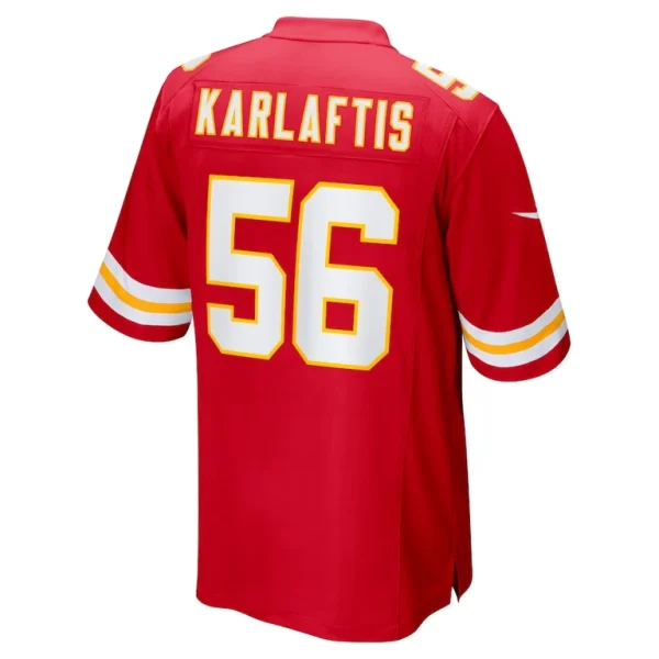 George karlaftis kansas city chiefs nike player game jersey Red L