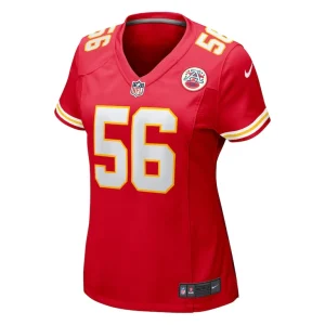George karlaftis kansas city chiefs nike womens game player jersey Red M