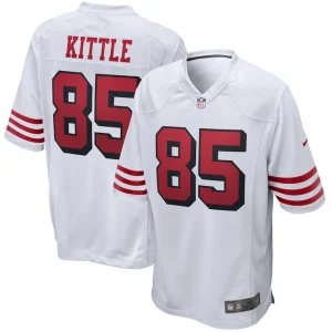 George kittle san francisco 49ers nike alternate game jersey White