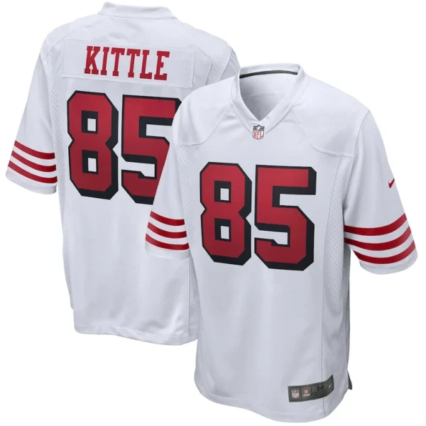George kittle san francisco 49ers nike alternate game jersey White