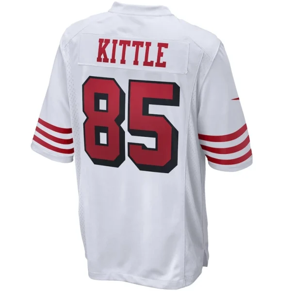 George kittle san francisco 49ers nike alternate game jersey White L