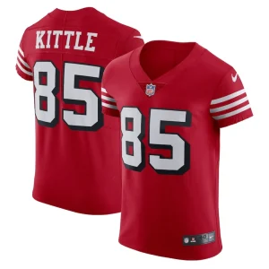 George kittle san francisco 49ers nike alternate vapor elite jersey Scarlet