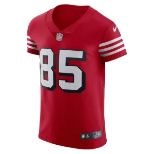 George kittle san francisco 49ers nike alternate vapor elite jersey Scarlet 44
