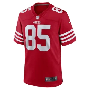 George kittle san francisco 49ers nike player game jersey Scarlet M