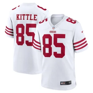 George kittle san francisco 49ers nike player game jersey White
