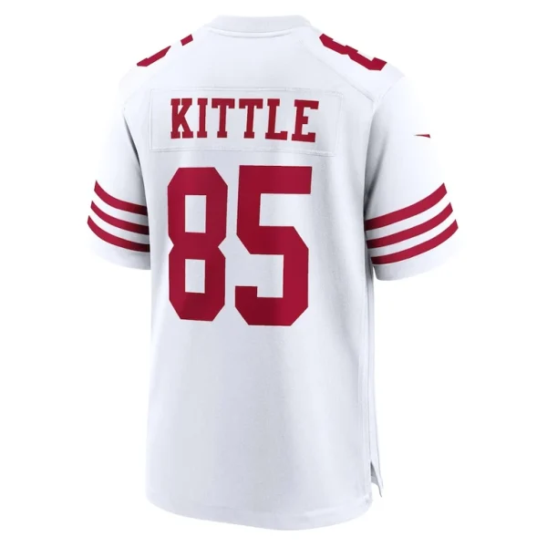 George kittle san francisco 49ers nike player game jersey White L