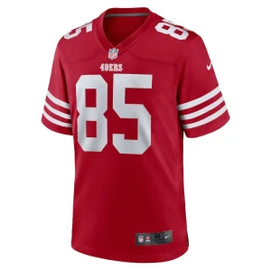 George kittle san francisco 49ers nike team game jersey Scarlet M