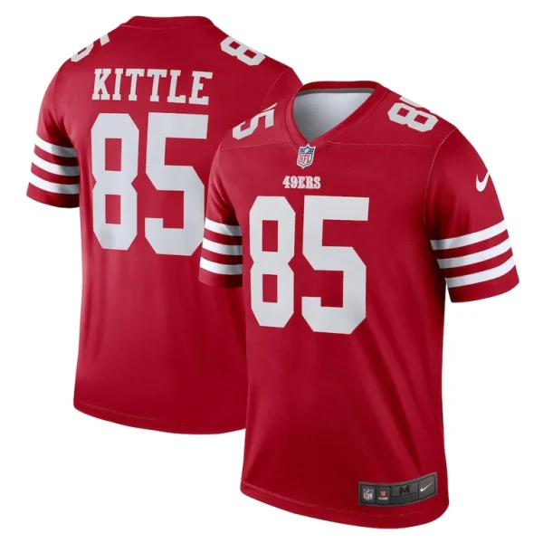 George kittle san francisco 49ers nike team legend player performance top Scarlet