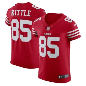 George kittle san francisco 49ers nike vapor elite jersey Scarlet