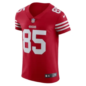 George kittle san francisco 49ers nike vapor elite jersey Scarlet 44