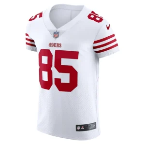 George kittle san francisco 49ers nike vapor elite jersey White 44