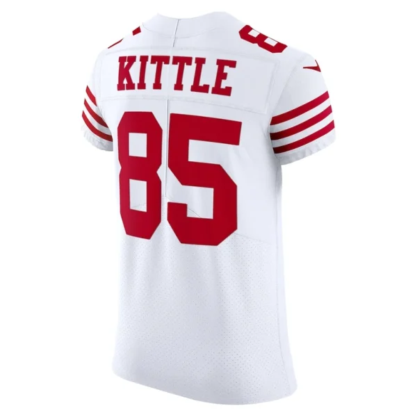 George kittle san francisco 49ers nike vapor elite jersey White 48