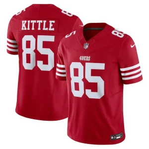 George kittle san francisco 49ers nike vapor f.u.s.e. limited jersey Scarlet