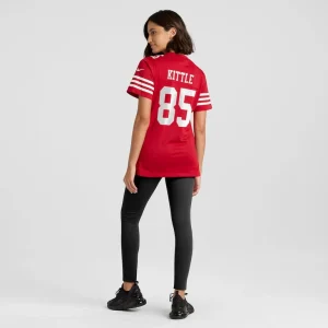 George kittle san francisco 49ers nike womens player jersey Scarlet 2XL