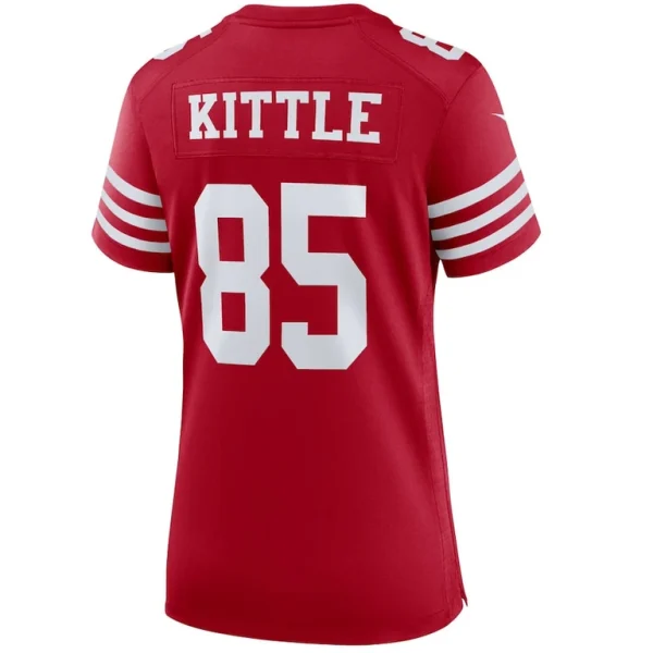 George kittle san francisco 49ers nike womens player jersey Scarlet L